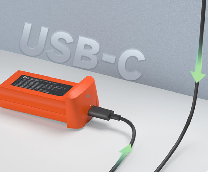 USB Type C Fast-Charging Battery