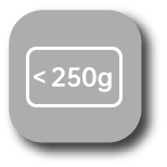 250g grade Lightweight body